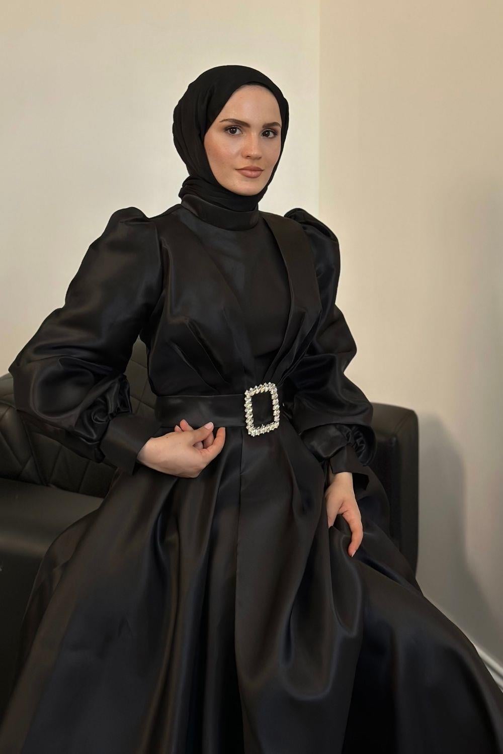 Prenses Abiye Siyah